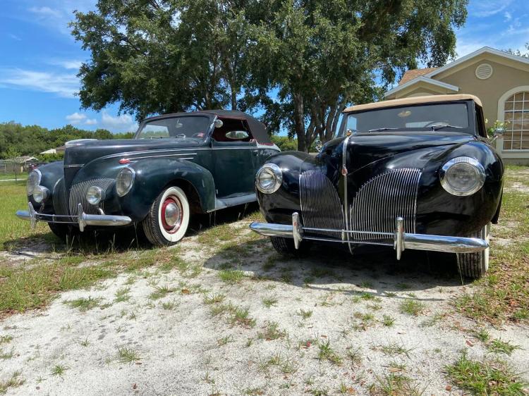 Set of Lincoln Zephyrs. Photography provided by Vic Piano.